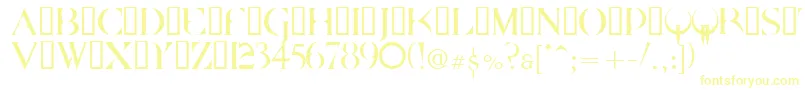 Weitere Informationen zur Quake2-Schriftart Quake2-Schriftart – Gelbe Schriften