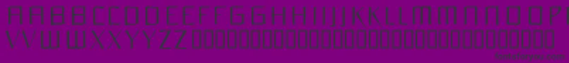 Orchl Font – Black Fonts on Purple Background