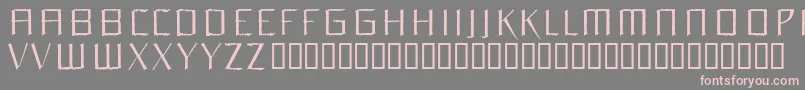 Orchl Font – Pink Fonts on Gray Background