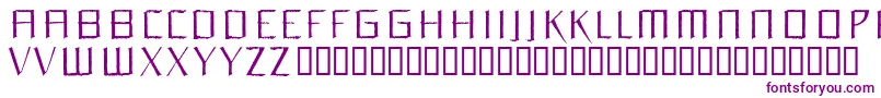 Orchl Font – Purple Fonts on White Background