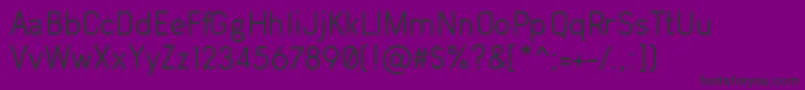 Arvin Font – Black Fonts on Purple Background