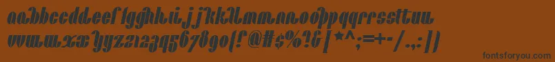 Catalunya Font – Black Fonts on Brown Background
