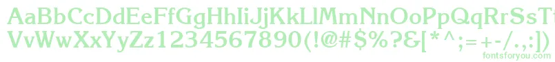 Weitere Informationen zur ItcKorinnaLtBold-Schriftart ItcKorinnaLtBold-Schriftart – Grüne Schriften auf weißem Hintergrund