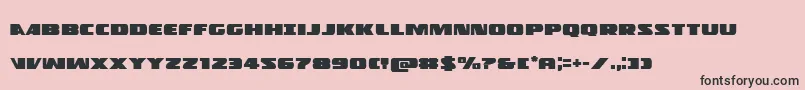 Policecruiser Font – Black Fonts on Pink Background