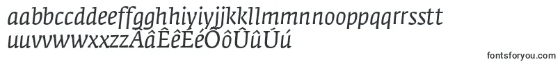 FedraserifaproBookitalic-Schriftart – friesische Schriften