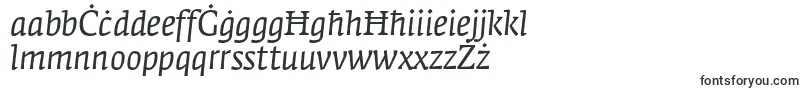 FedraserifaproBookitalic-Schriftart – maltesische Schriften