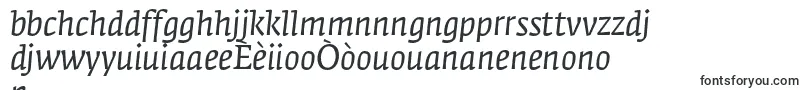 FedraserifaproBookitalic-Schriftart – kreolische Schriften