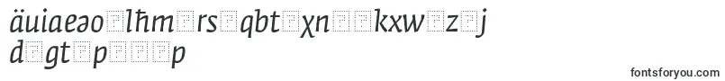 FedraserifaproBookitalic-Schriftart – amharische Schriften