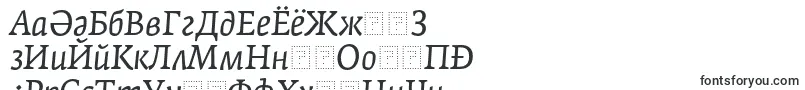 Weitere Informationen zur FedraserifaproBookitalic-Schriftart FedraserifaproBookitalic-Schriftart – tatarische Schriften