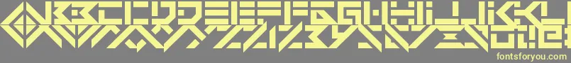 VerminVibesDystopia Font – Yellow Fonts on Gray Background