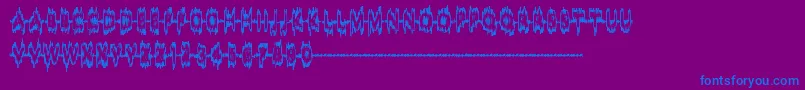 SoundSample Font – Blue Fonts on Purple Background