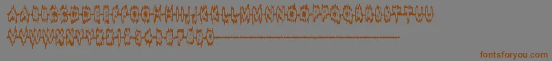 Weitere Informationen zur SoundSample-Schriftart SoundSample-Schriftart – Braune Schriften auf grauem Hintergrund