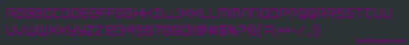 Lightbrigadecond Font – Purple Fonts on Black Background