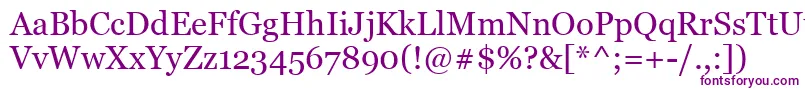 Georgia Font – Purple Fonts