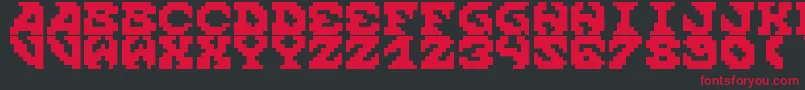 ScreamWhenYoureReadyToDie Font – Red Fonts on Black Background