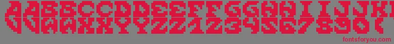 Więcej informacji o czcionce ScreamWhenYoureReadyToDie Czcionka ScreamWhenYoureReadyToDie – czerwone czcionki na szarym tle