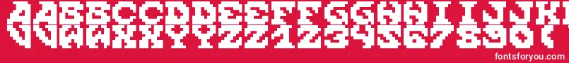 ScreamWhenYoureReadyToDie Font – White Fonts on Red Background