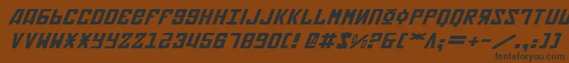 Soviet2ei Font – Black Fonts on Brown Background