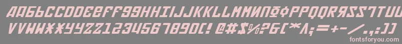 Soviet2ei Font – Pink Fonts on Gray Background