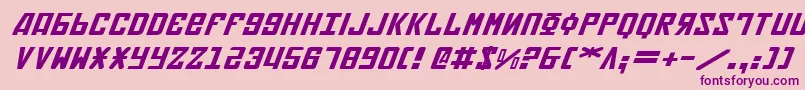 Soviet2ei Font – Purple Fonts on Pink Background