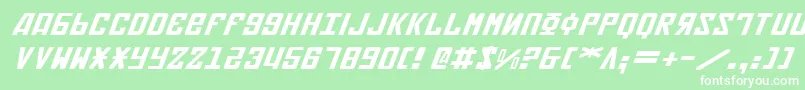 Soviet2ei Font – White Fonts on Green Background