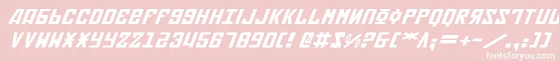 Soviet2ei Font – White Fonts on Pink Background