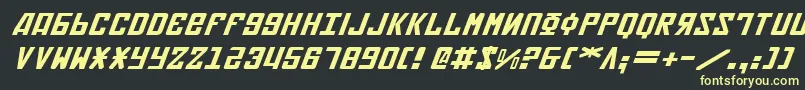 Soviet2ei Font – Yellow Fonts on Black Background