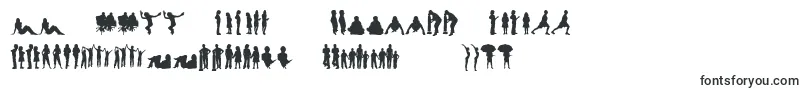 fuente HumanSilhouettesFreeFour – fuentes lituanas