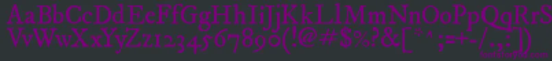 Fepirm2 Font – Purple Fonts on Black Background
