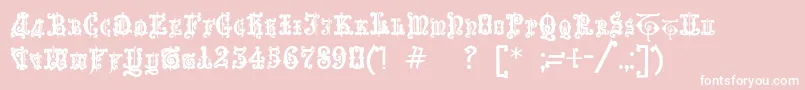 En savoir plus sur la police Enchiridion Police Enchiridion – polices blanches sur fond rose