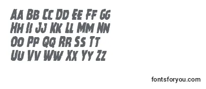 Howlinmadcondital Font