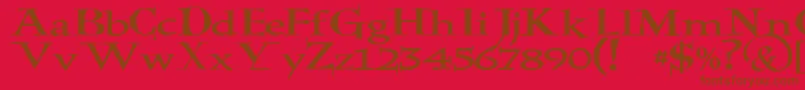 JmhHolyBible Font – Brown Fonts on Red Background