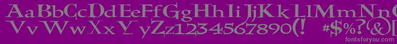 Fonte JmhHolyBible – fontes cinzas em um fundo violeta