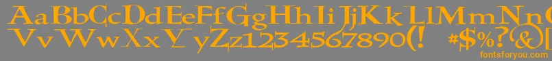 JmhHolyBible-Schriftart – Orangefarbene Schriften auf grauem Hintergrund