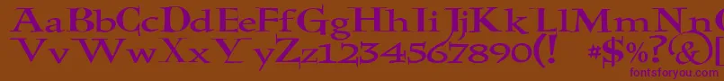 More about JmhHolyBible Font JmhHolyBible Font – Purple Fonts on Brown Background