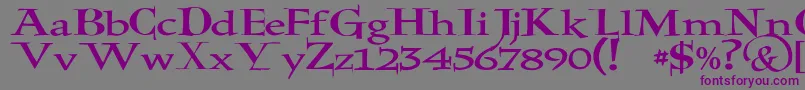Lisätietoja JmhHolyBible-fontista JmhHolyBible-fontti – violetit fontit harmaalla taustalla