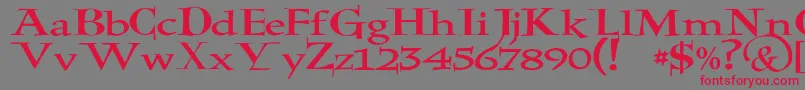 fuente JmhHolyBible – Fuentes Rojas Sobre Fondo Gris