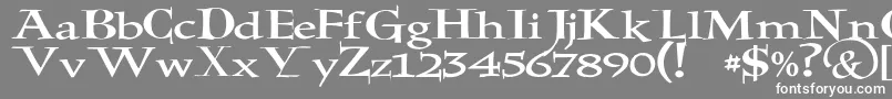 JmhHolyBible Font – White Fonts on Gray Background