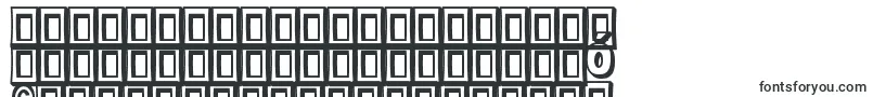 フォントOmniblackOutlineDemo – バシキール文字