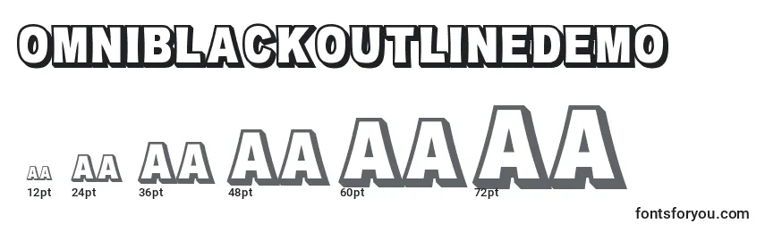 OmniblackOutlineDemo Font Sizes