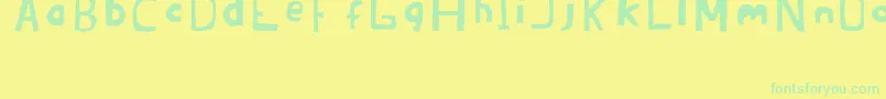Weitere Informationen zur Brandon02ErcJuly2008-Schriftart Brandon02ErcJuly2008-Schriftart – Grüne Schriften auf gelbem Hintergrund