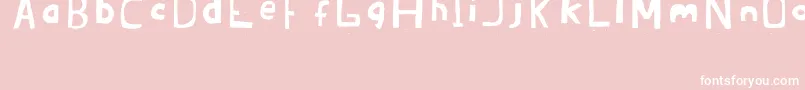 Brandon02ErcJuly2008 Font – White Fonts on Pink Background