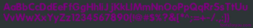 Tear Font – Purple Fonts on Black Background