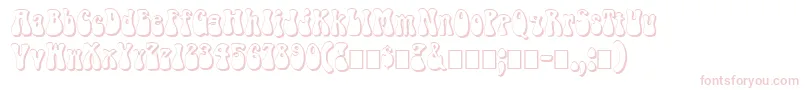 FzJazzy143D Font – Pink Fonts on White Background