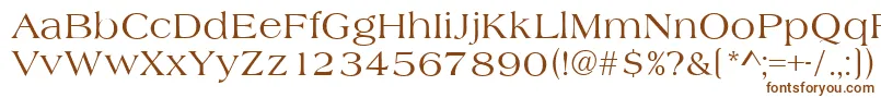 Шрифт AlmeriaRegular – коричневые шрифты