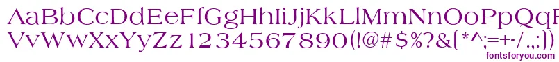 AlmeriaRegular Font – Purple Fonts on White Background