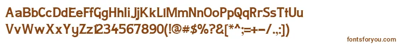 Ladyc ffy Font – Brown Fonts on White Background