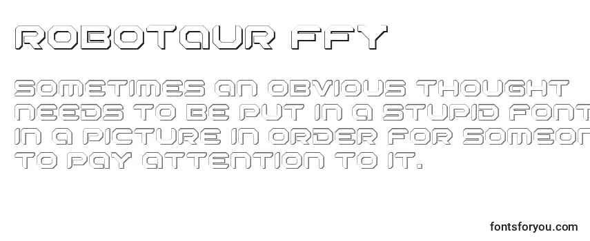 Robotaur ffy フォントのレビュー