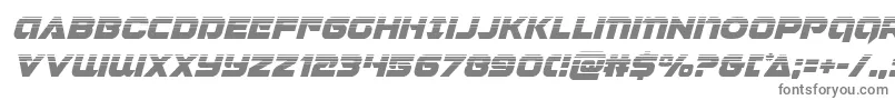 Jeebrahalfital Font – Gray Fonts on White Background