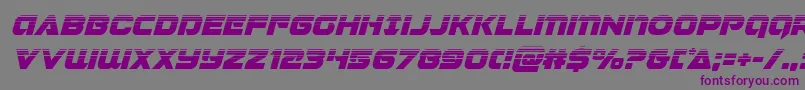 Jeebrahalfital Font – Purple Fonts on Gray Background